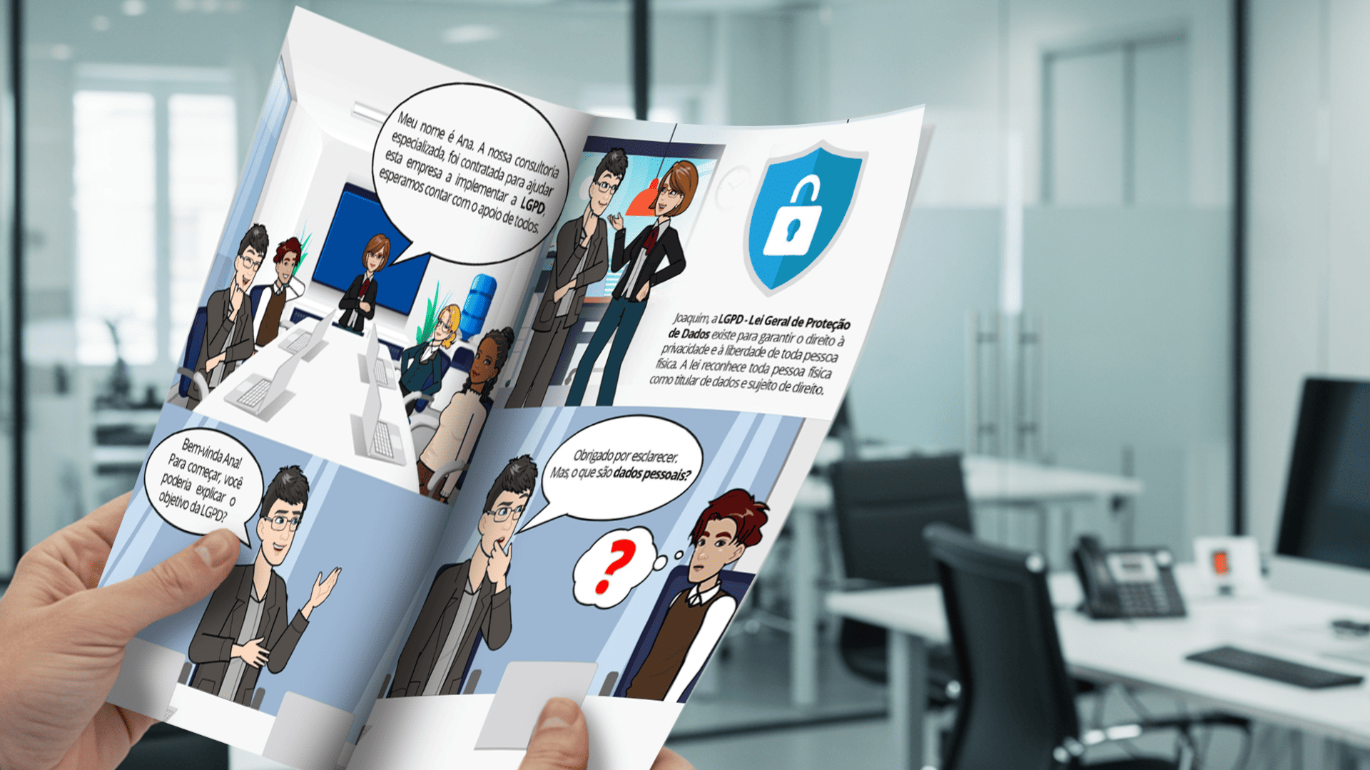 Quadrinhos Corporativos e Cartilhas Educativas